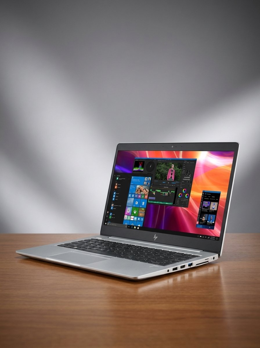 HP EliteBook 735 G5 Ryzen 5 laptop view 2